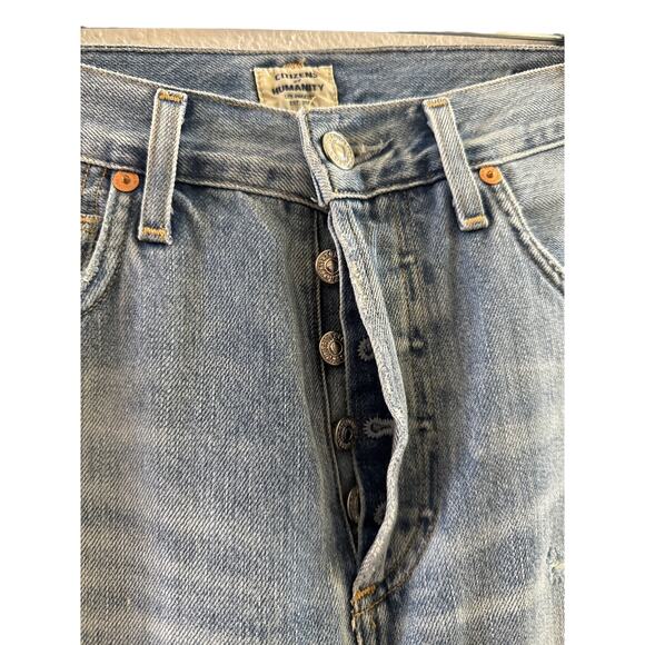 Citizens of Humanity Liya High Rise Classic Crop Fit Jeans Womens Size 25 - Picture 2 of 8